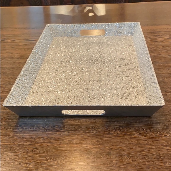 silver serving tray - Picture 2 of 4